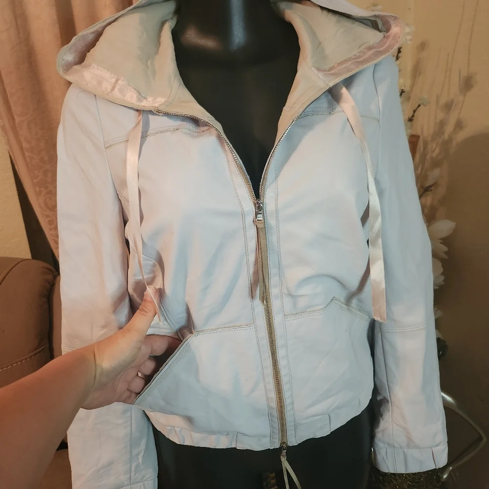 Artico made in Italy leather jacket size 42